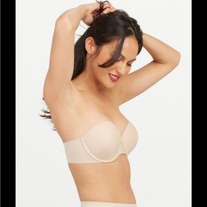 Spanx Up For Anything Nude bra w detachable straps, NWOT 36DD